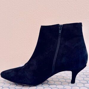 Gianni Gregori Suede Booties Kitten Heels Size 40 EU New without box